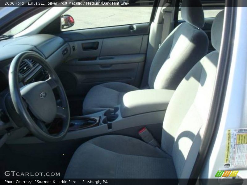 Silver Frost Metallic / Medium/Dark Flint Grey 2006 Ford Taurus SEL