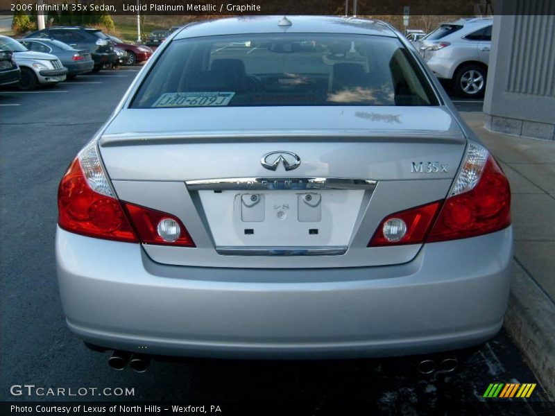 Liquid Platinum Metallic / Graphite 2006 Infiniti M 35x Sedan