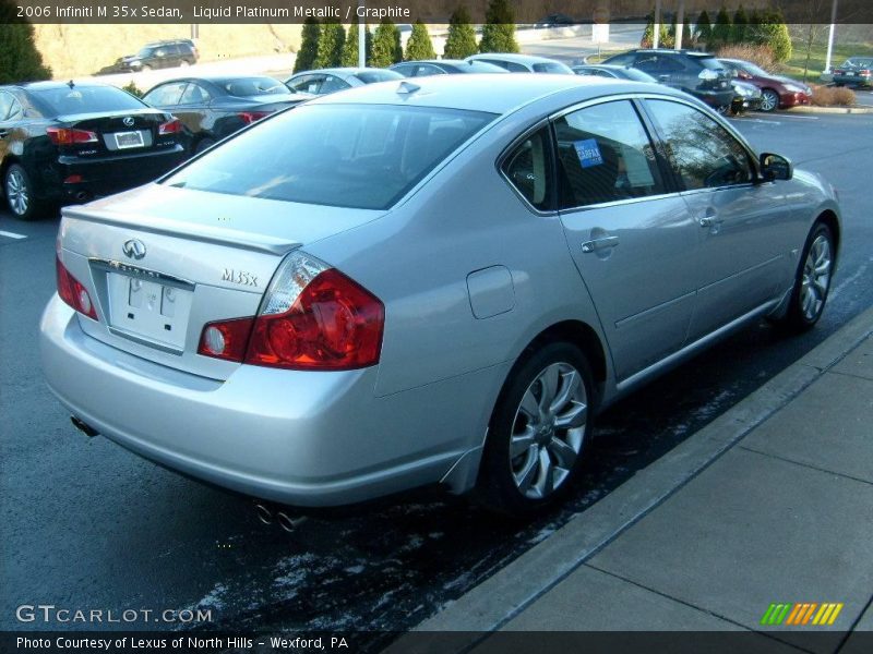 Liquid Platinum Metallic / Graphite 2006 Infiniti M 35x Sedan