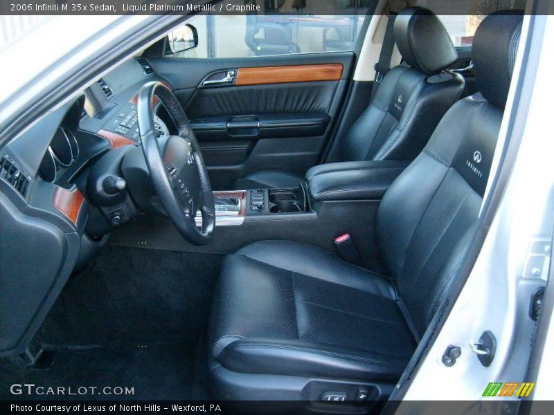 Liquid Platinum Metallic / Graphite 2006 Infiniti M 35x Sedan