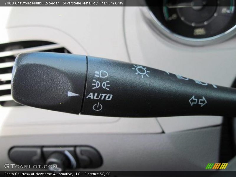 Silverstone Metallic / Titanium Gray 2008 Chevrolet Malibu LS Sedan