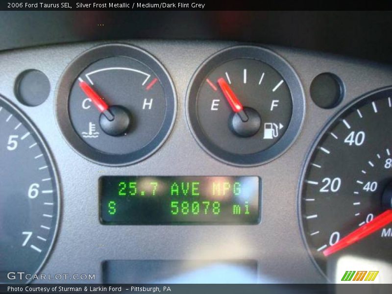 Silver Frost Metallic / Medium/Dark Flint Grey 2006 Ford Taurus SEL
