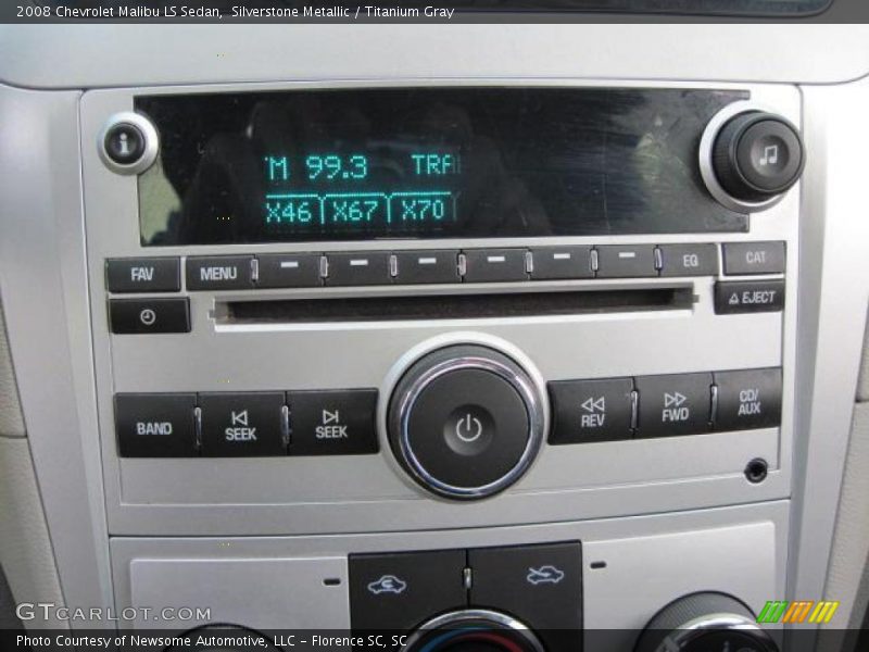 Silverstone Metallic / Titanium Gray 2008 Chevrolet Malibu LS Sedan
