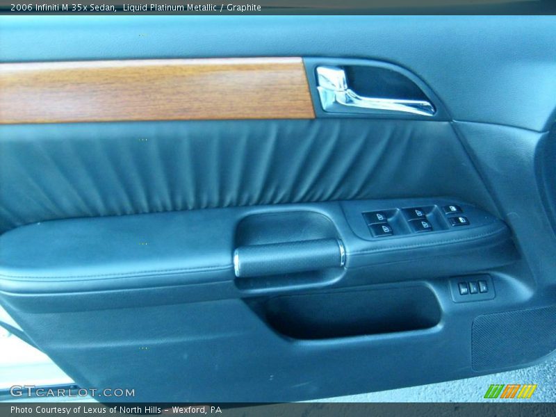 Liquid Platinum Metallic / Graphite 2006 Infiniti M 35x Sedan