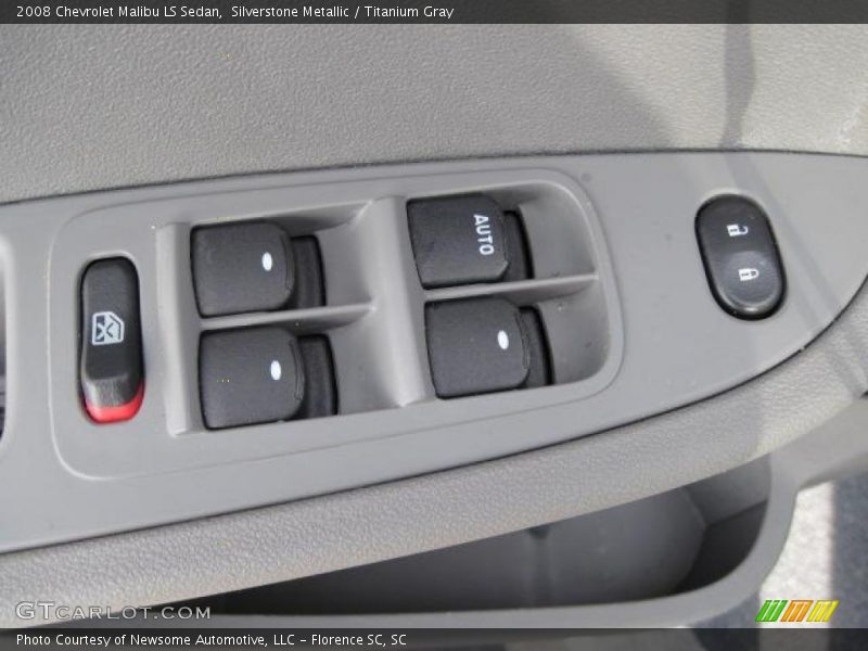 Silverstone Metallic / Titanium Gray 2008 Chevrolet Malibu LS Sedan