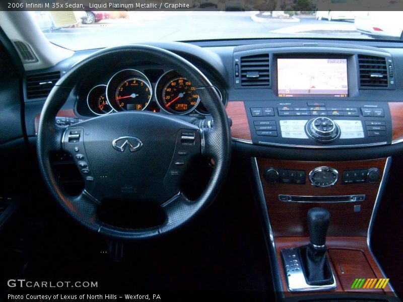 Liquid Platinum Metallic / Graphite 2006 Infiniti M 35x Sedan