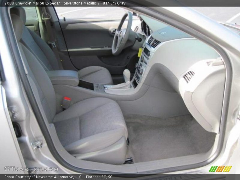 Silverstone Metallic / Titanium Gray 2008 Chevrolet Malibu LS Sedan