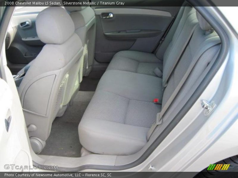 Silverstone Metallic / Titanium Gray 2008 Chevrolet Malibu LS Sedan