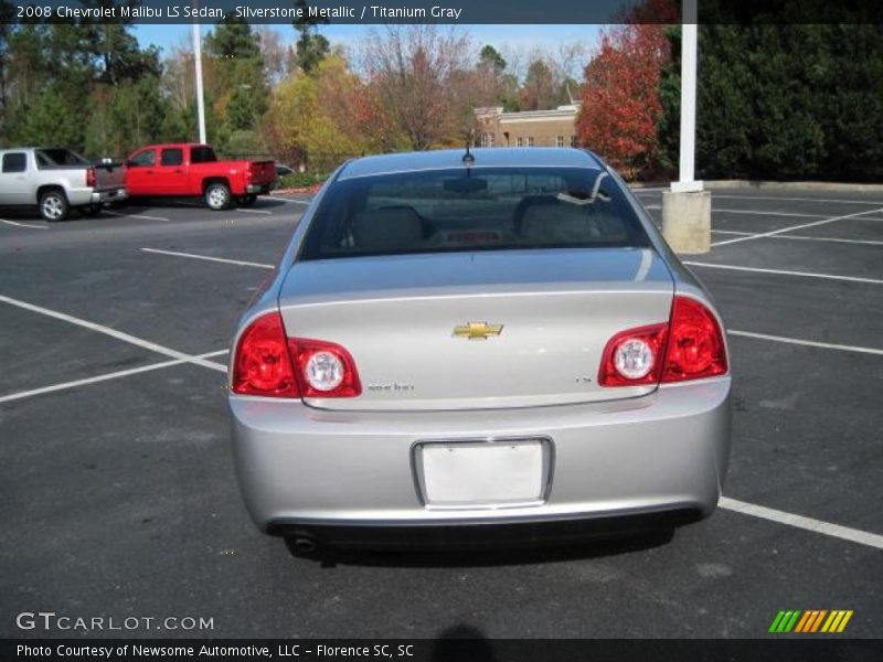 Silverstone Metallic / Titanium Gray 2008 Chevrolet Malibu LS Sedan