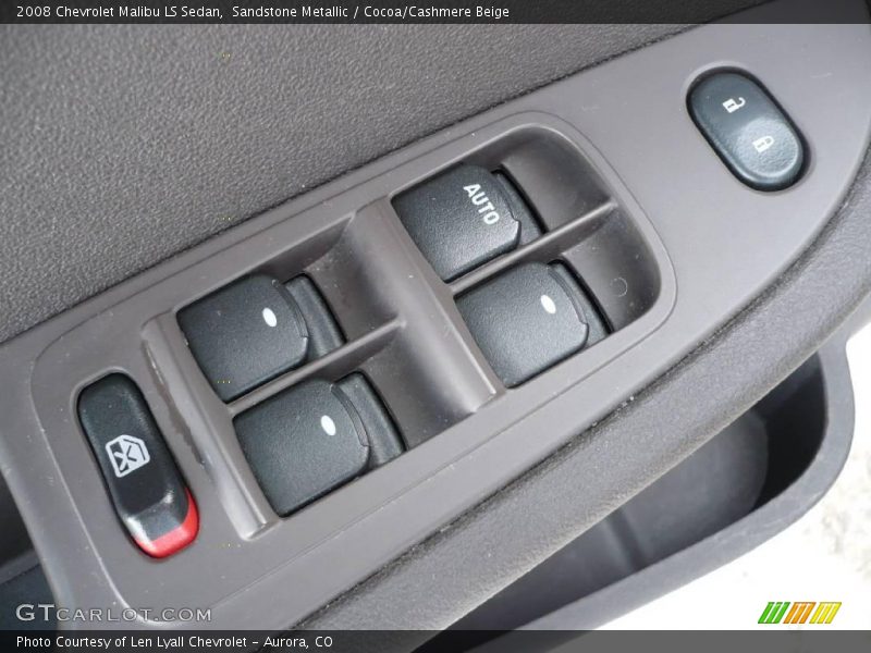 Sandstone Metallic / Cocoa/Cashmere Beige 2008 Chevrolet Malibu LS Sedan