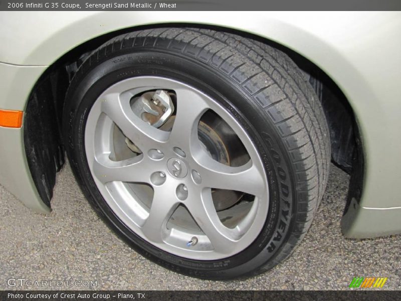 Serengeti Sand Metallic / Wheat 2006 Infiniti G 35 Coupe