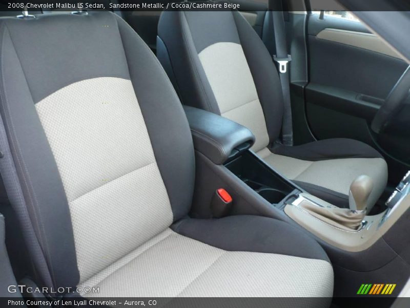 Sandstone Metallic / Cocoa/Cashmere Beige 2008 Chevrolet Malibu LS Sedan