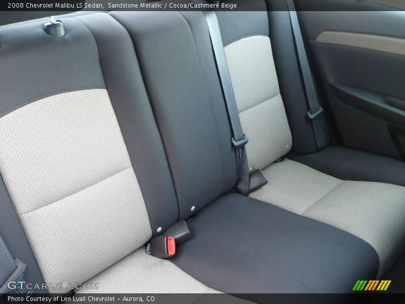 Sandstone Metallic / Cocoa/Cashmere Beige 2008 Chevrolet Malibu LS Sedan