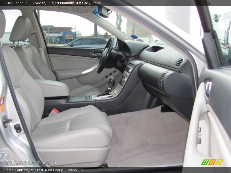 Liquid Platinum Metallic / Stone 2006 Infiniti G 35 Sedan