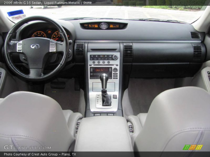 Liquid Platinum Metallic / Stone 2006 Infiniti G 35 Sedan