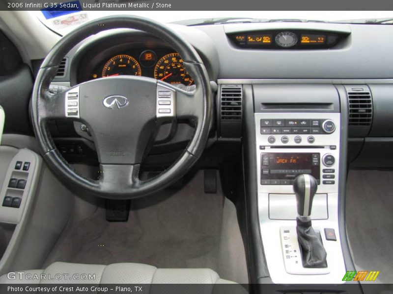 Liquid Platinum Metallic / Stone 2006 Infiniti G 35 Sedan