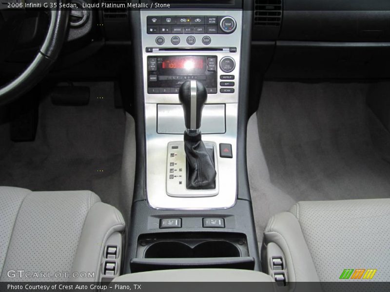 Liquid Platinum Metallic / Stone 2006 Infiniti G 35 Sedan