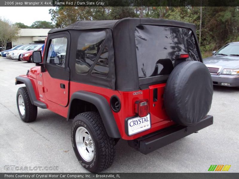 Flame Red / Dark Slate Gray 2006 Jeep Wrangler X 4x4