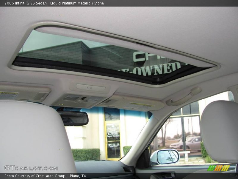 Liquid Platinum Metallic / Stone 2006 Infiniti G 35 Sedan