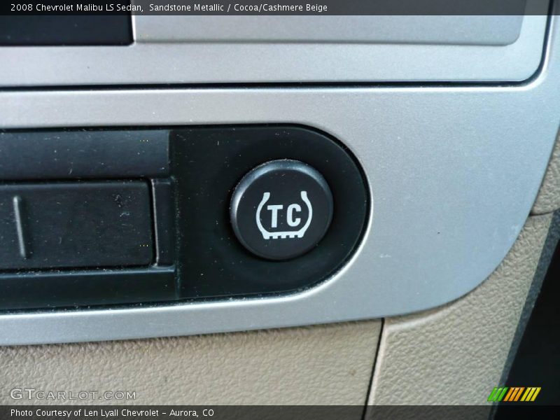 Sandstone Metallic / Cocoa/Cashmere Beige 2008 Chevrolet Malibu LS Sedan