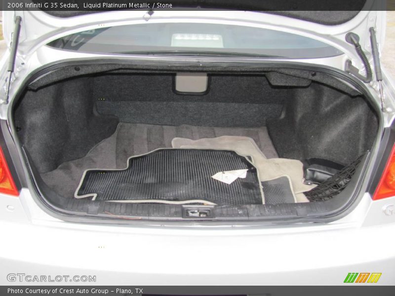 Liquid Platinum Metallic / Stone 2006 Infiniti G 35 Sedan