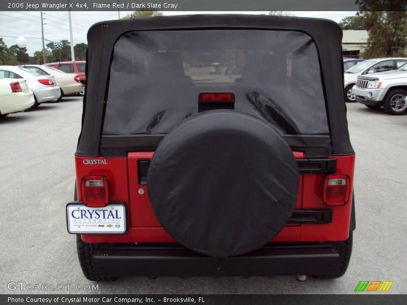 Flame Red / Dark Slate Gray 2006 Jeep Wrangler X 4x4