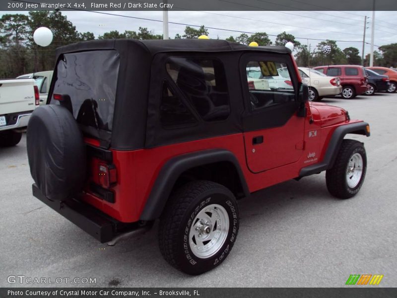 Flame Red / Dark Slate Gray 2006 Jeep Wrangler X 4x4