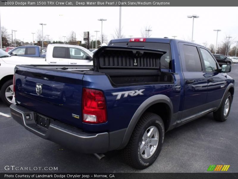 Deep Water Blue Pearl / Dark Slate/Medium Graystone 2009 Dodge Ram 1500 TRX Crew Cab
