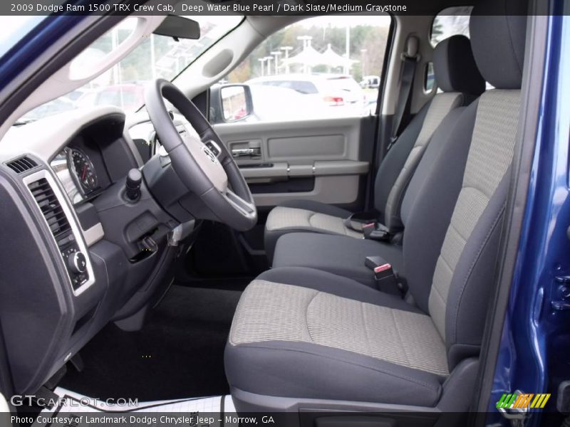 Deep Water Blue Pearl / Dark Slate/Medium Graystone 2009 Dodge Ram 1500 TRX Crew Cab