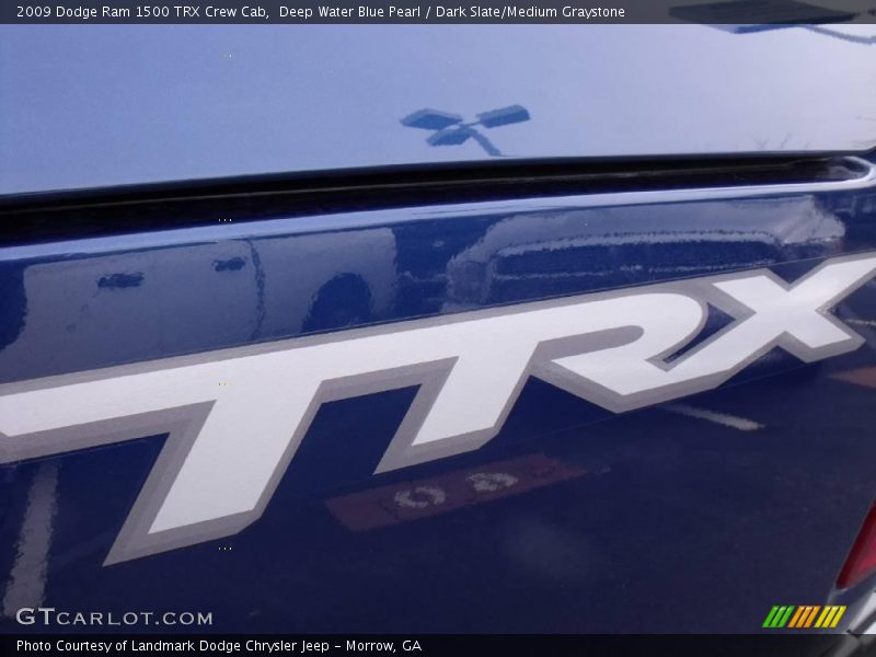 Deep Water Blue Pearl / Dark Slate/Medium Graystone 2009 Dodge Ram 1500 TRX Crew Cab