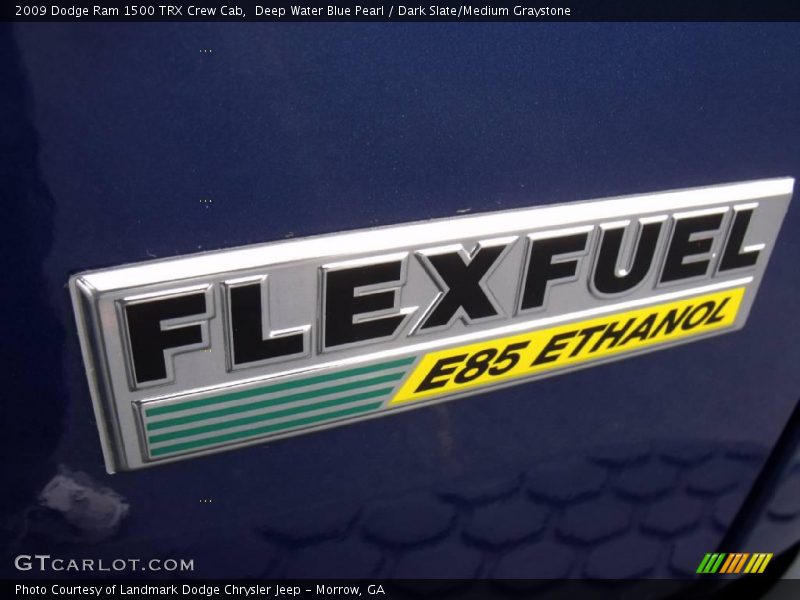 Deep Water Blue Pearl / Dark Slate/Medium Graystone 2009 Dodge Ram 1500 TRX Crew Cab