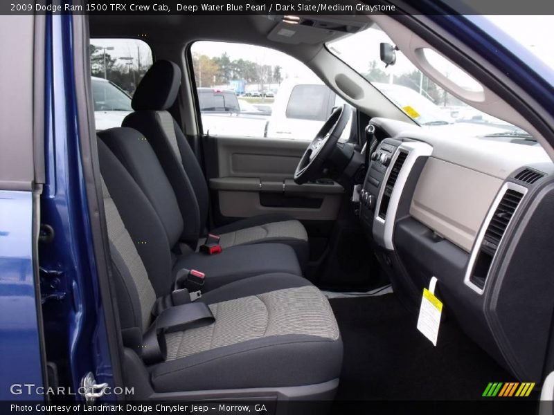 Deep Water Blue Pearl / Dark Slate/Medium Graystone 2009 Dodge Ram 1500 TRX Crew Cab