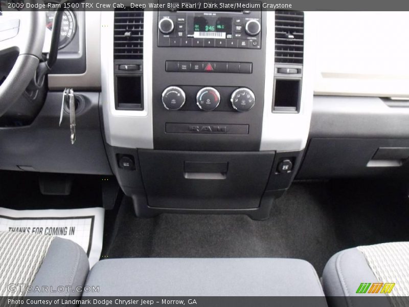Deep Water Blue Pearl / Dark Slate/Medium Graystone 2009 Dodge Ram 1500 TRX Crew Cab