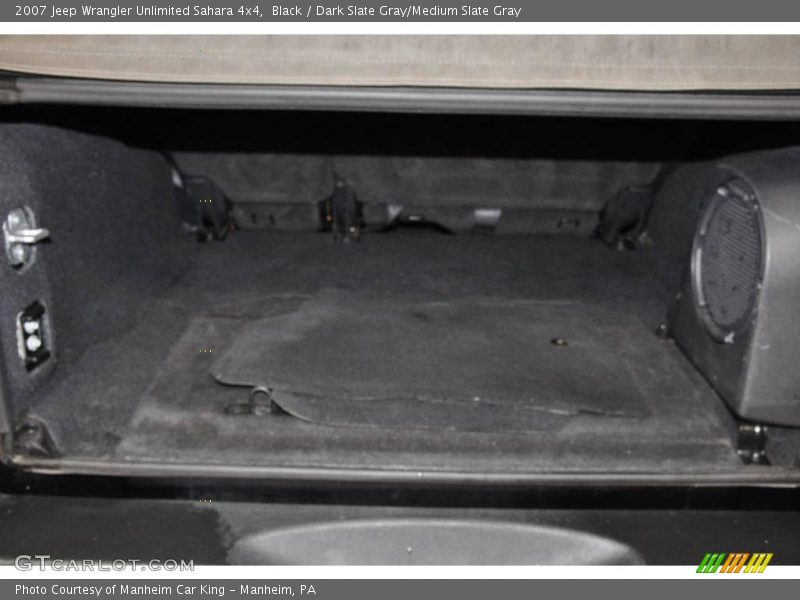 Black / Dark Slate Gray/Medium Slate Gray 2007 Jeep Wrangler Unlimited Sahara 4x4