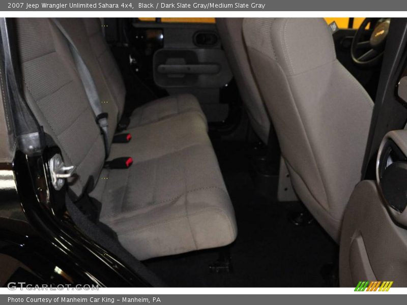 Black / Dark Slate Gray/Medium Slate Gray 2007 Jeep Wrangler Unlimited Sahara 4x4
