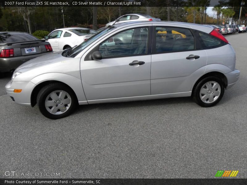 CD Silver Metallic / Charcoal/Light Flint 2007 Ford Focus ZX5 SE Hatchback