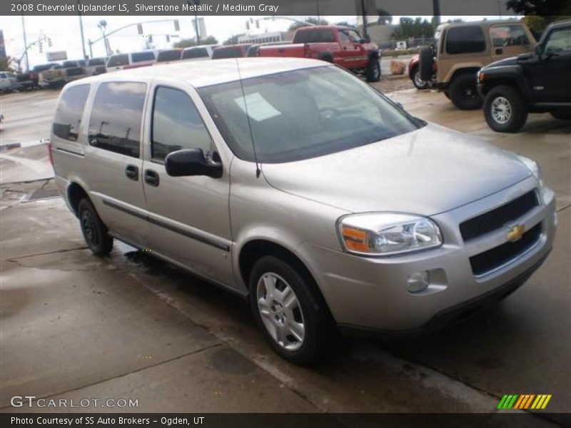 Silverstone Metallic / Medium Gray 2008 Chevrolet Uplander LS