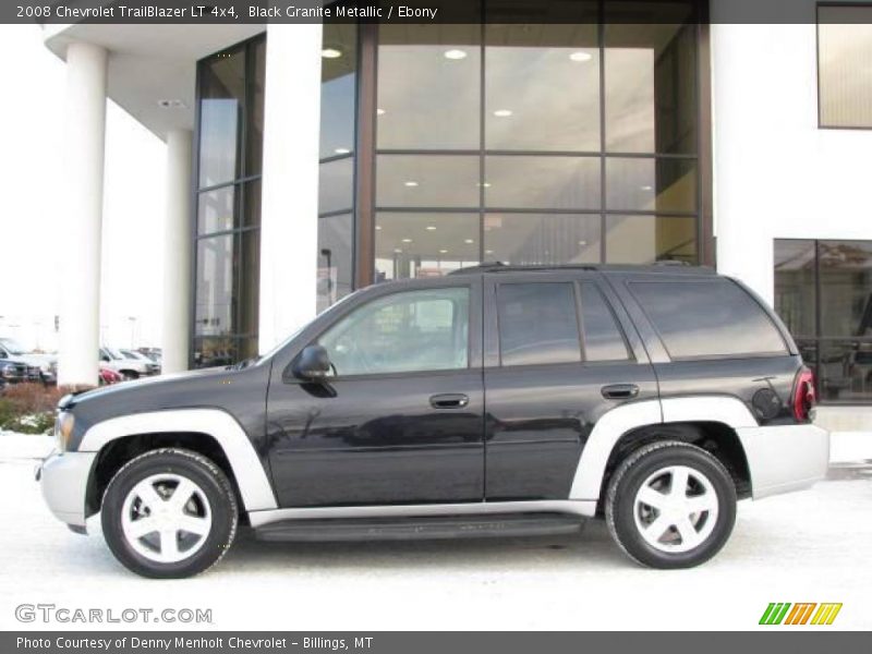 Black Granite Metallic / Ebony 2008 Chevrolet TrailBlazer LT 4x4