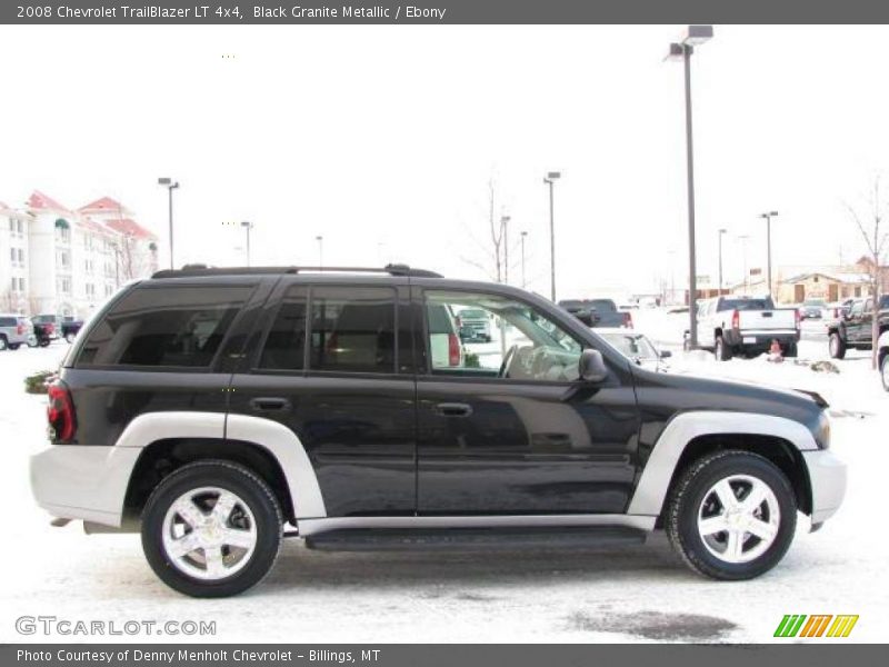 Black Granite Metallic / Ebony 2008 Chevrolet TrailBlazer LT 4x4