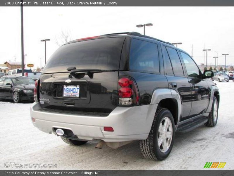 Black Granite Metallic / Ebony 2008 Chevrolet TrailBlazer LT 4x4