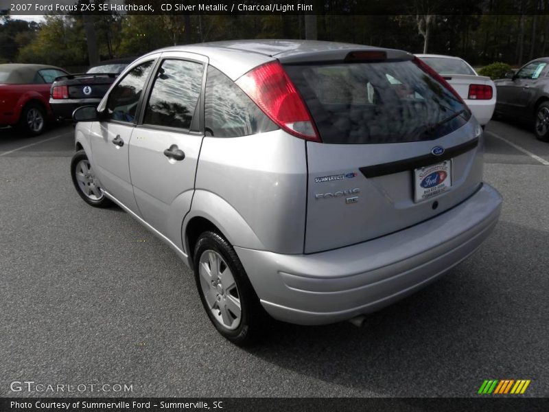 CD Silver Metallic / Charcoal/Light Flint 2007 Ford Focus ZX5 SE Hatchback