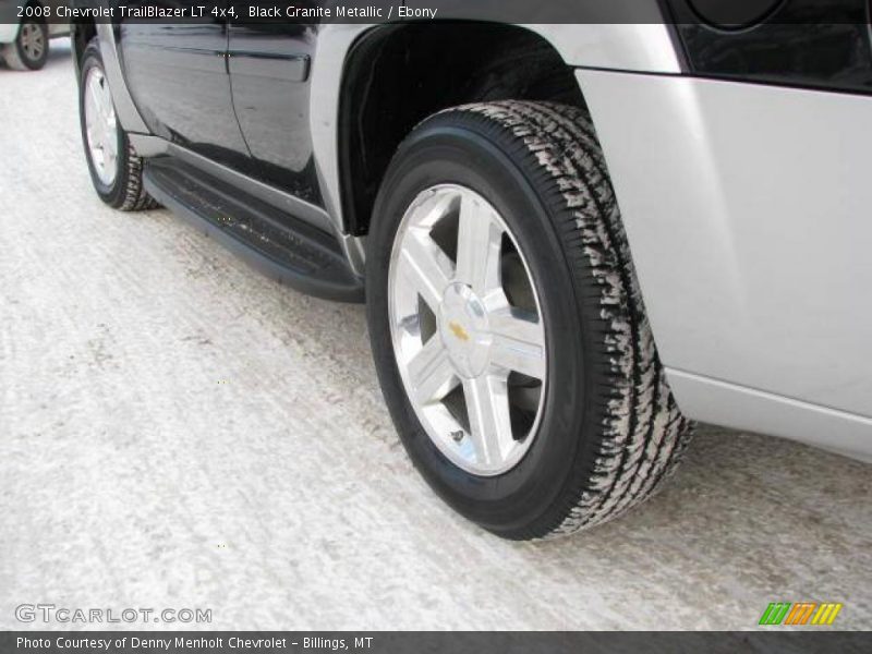 Black Granite Metallic / Ebony 2008 Chevrolet TrailBlazer LT 4x4