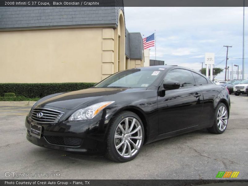 Black Obsidian / Graphite 2008 Infiniti G 37 Coupe