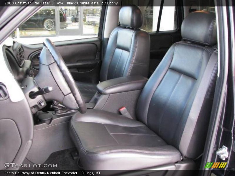 Black Granite Metallic / Ebony 2008 Chevrolet TrailBlazer LT 4x4