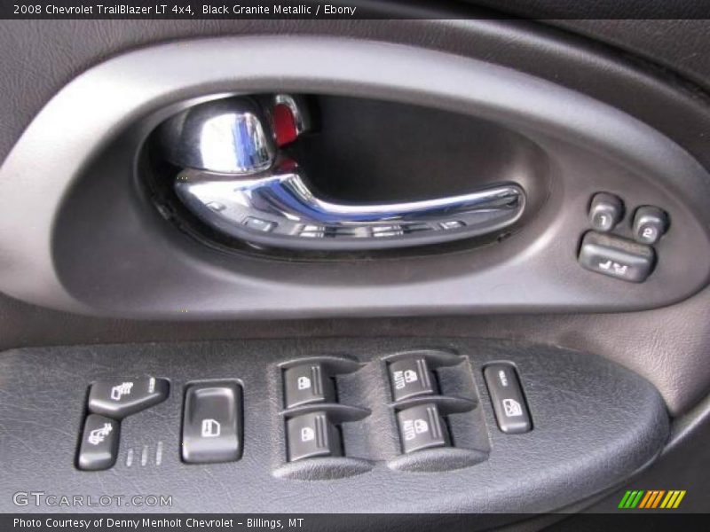 Black Granite Metallic / Ebony 2008 Chevrolet TrailBlazer LT 4x4