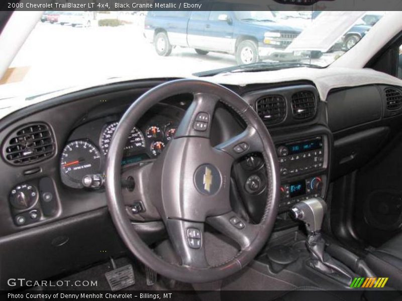 Black Granite Metallic / Ebony 2008 Chevrolet TrailBlazer LT 4x4