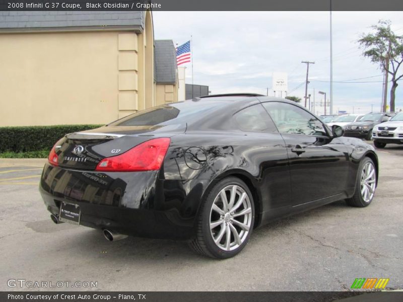 Black Obsidian / Graphite 2008 Infiniti G 37 Coupe