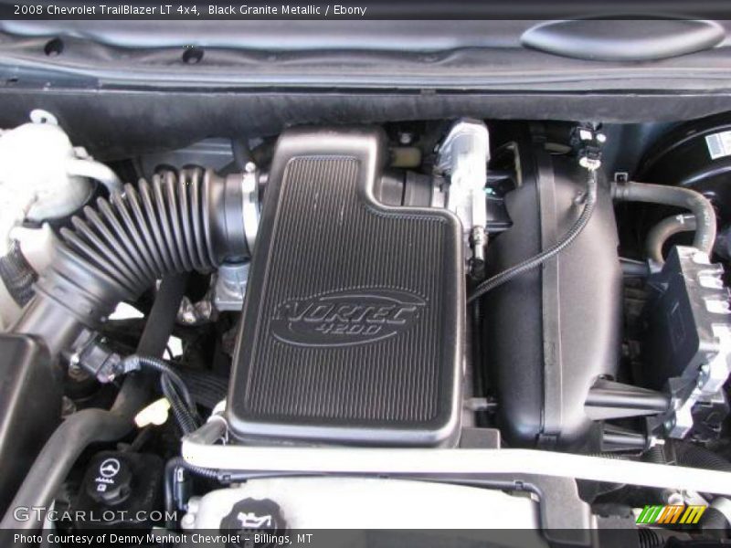 Black Granite Metallic / Ebony 2008 Chevrolet TrailBlazer LT 4x4