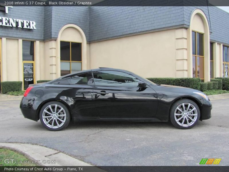 Black Obsidian / Graphite 2008 Infiniti G 37 Coupe