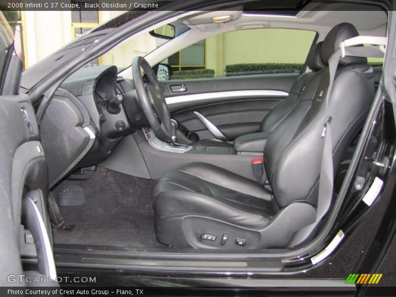 Black Obsidian / Graphite 2008 Infiniti G 37 Coupe